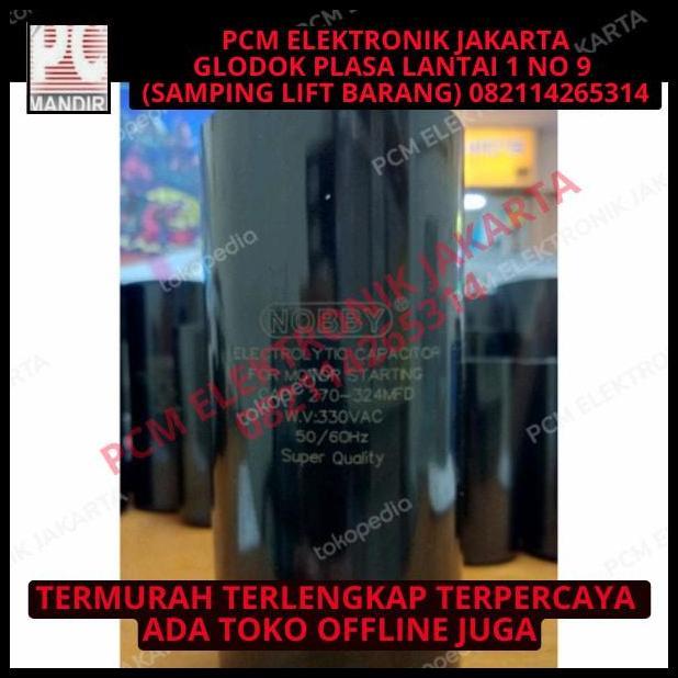 GRATIS ONGKIR KAPASITOR STARTING 270-324UF 250V 250VOLT 250 VOLT 324 UF MFD NOBBY 
