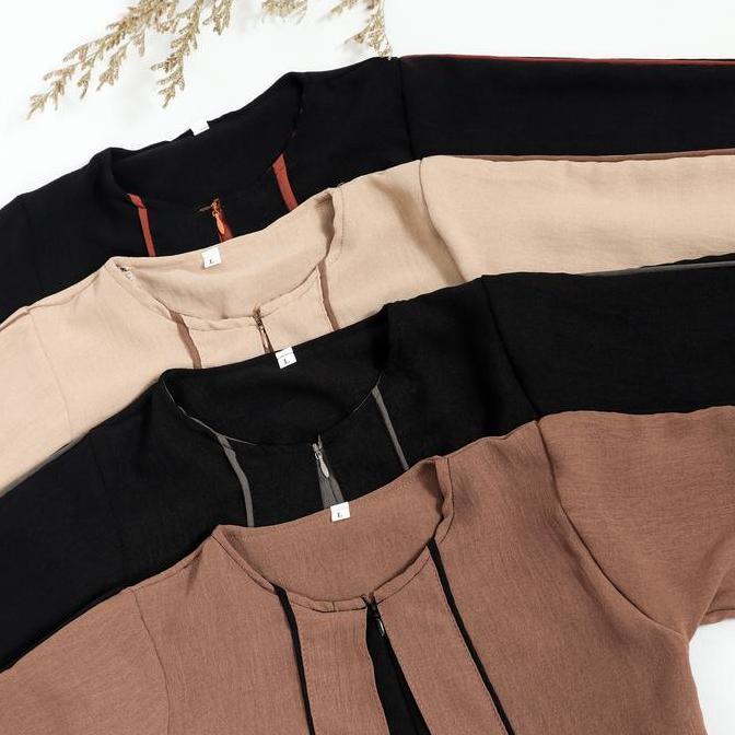 Stelan Abaya Anak Putri Kids syar'i Plus hijab  Cringkle Airflow Gamis Muslim Dress Crinkle Syari Ba