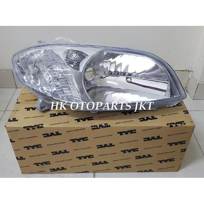 Headlamp Mika Lampu Depan Toyota Vios GEN1 Limo 2003 2004 2005 TYC