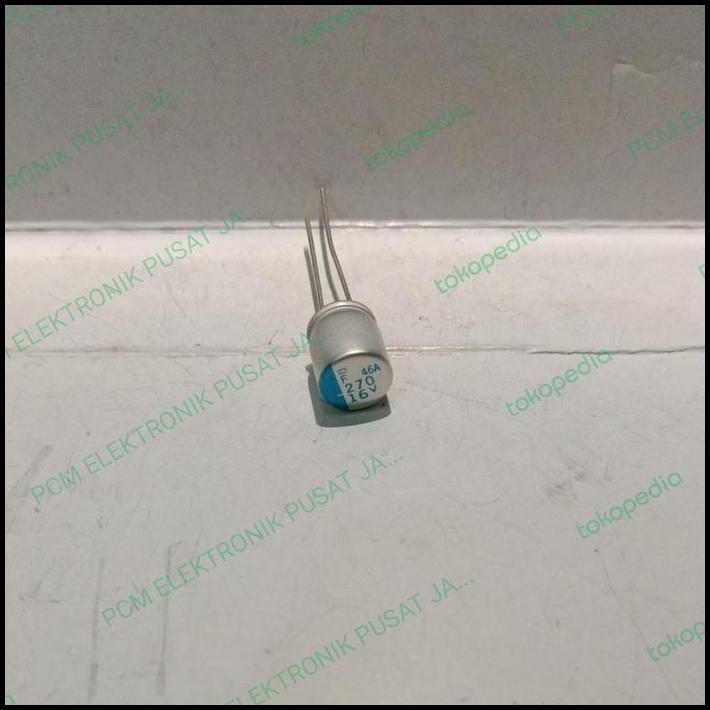 BEST DEAL 2658 ELCO ELKO KAPASITOR CAPACITOR SOLID 270UF 270 UF 16V 16VOLT 