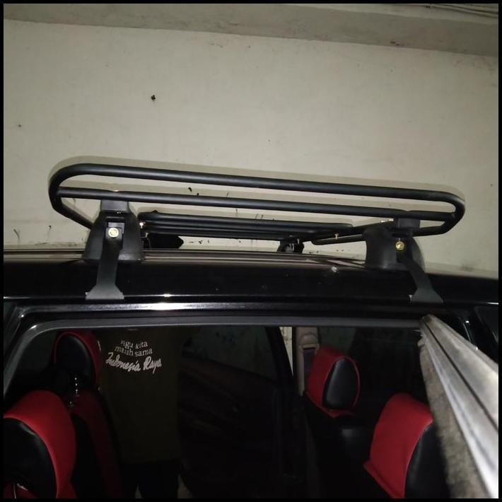 HOT DEAL ROOF RACK BAGASI ATAS MOBIL GRAN MAX / LUXIO  MODEL RACK JECK MEREK SUNRISE KAKI 4 KOMPLIT