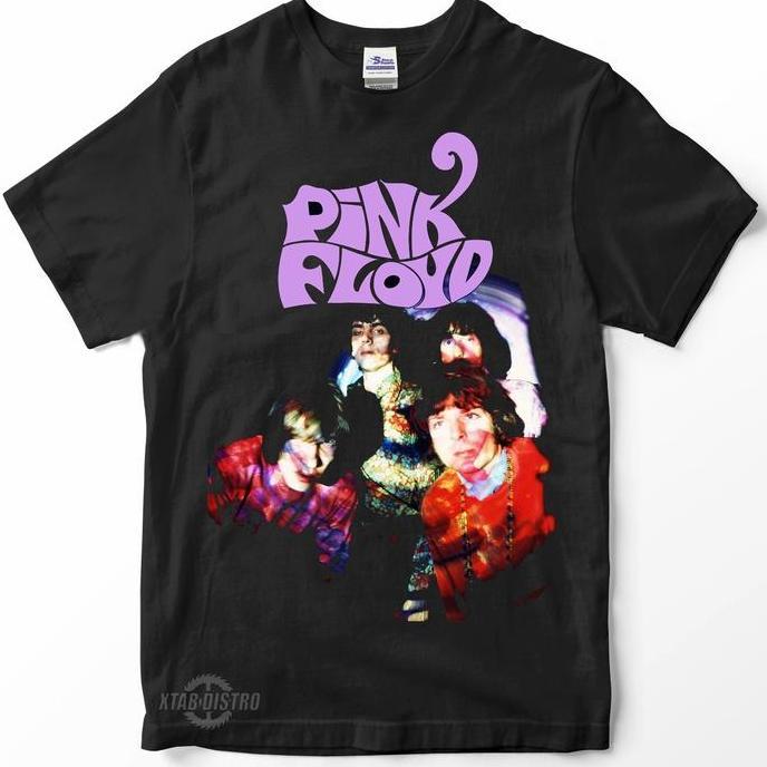 kaos PINK FLOYD - LOGO UNGU / kaos Premium / kaos pink floyd / vintage