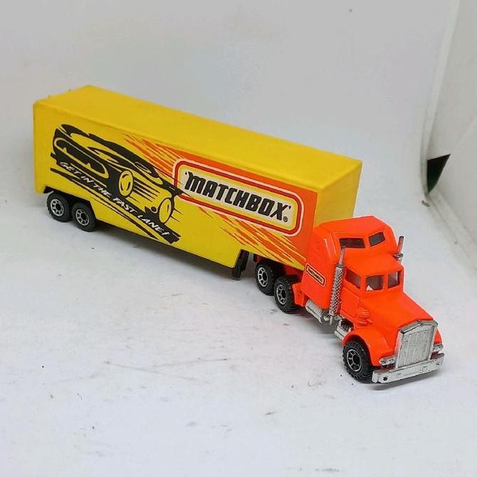 matchbox convoy cy104a kenworth w900 aerodyne semi trailer truck loose diecast 1/87 (s)