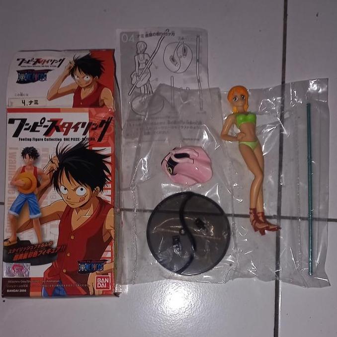 feeling figure collection one piece styling nami bandai pvc figure