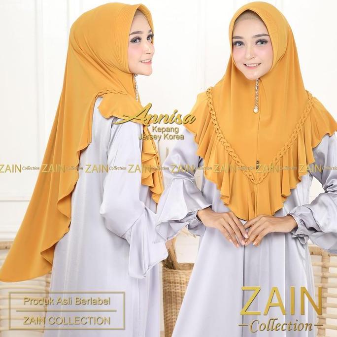 Promo Hijab Bergo Annisa kerudung langsung model baru / jilbab instan dewasa Lembut Nyaman Diskon