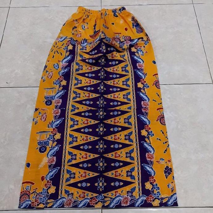 Rok ondel ondel Betawi Anak / Bawahan Kebaya Encim / Rok Tumpal Betawi Anak Motif Ondel Ondel //fash