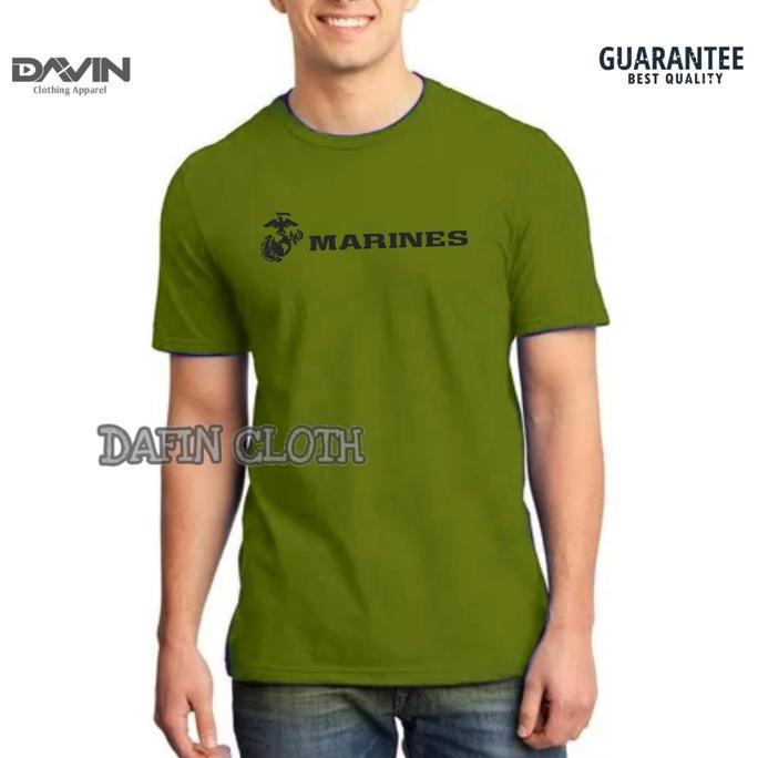 Kaos Pria Baju Tshirt USMC Marines Corps