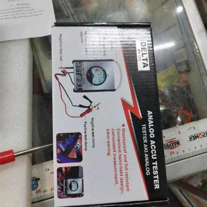 Promo Battery Tester Delta - Alat Tes Aki - Accu Tester
