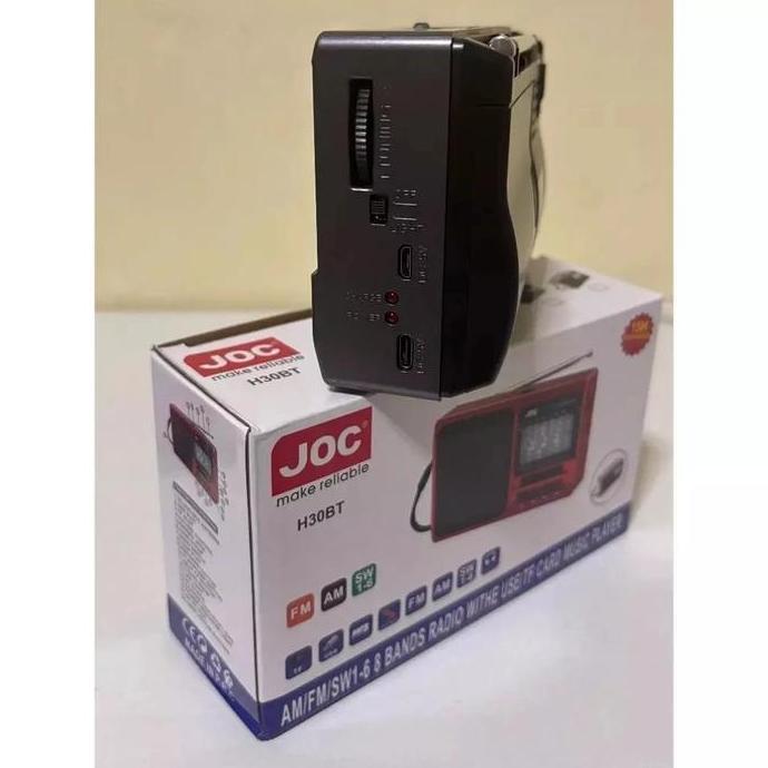 Grosir Radio Portable Multifungsi Joc H30Bt Ada Senter Led | Speaker Radio Bluetooth Full Bass Salon