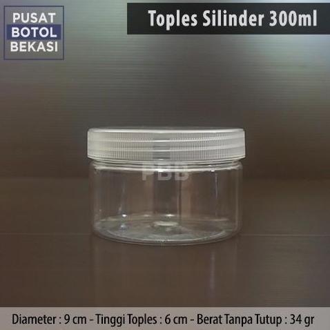 TOPLES PLASTIK 300ML JAR SERBAGUNA