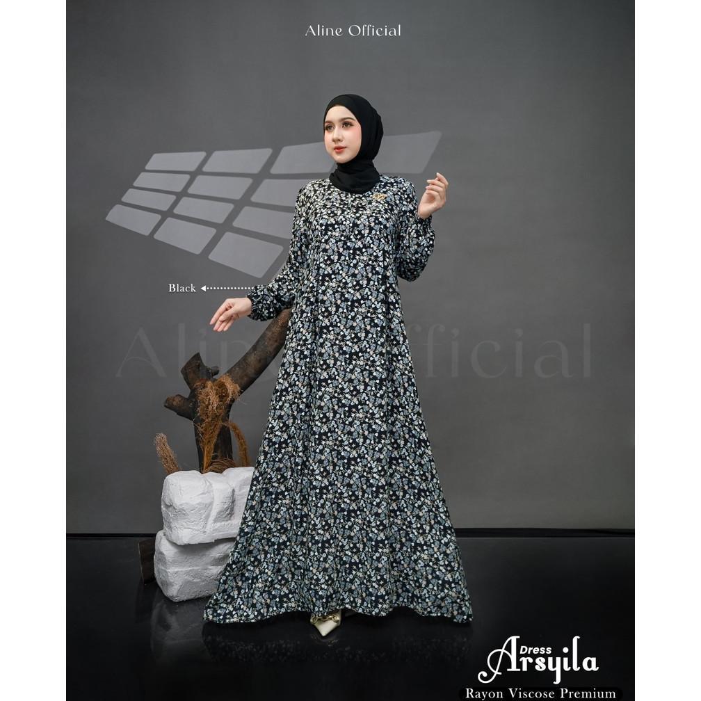 Arsyila Dress By Aline Gamis Rayon
