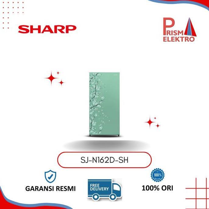 Murah Kulkas Sharp Sj-N162D-Sh 1 Pintu Sakura Hijau Free Ongkir Jabodetabek