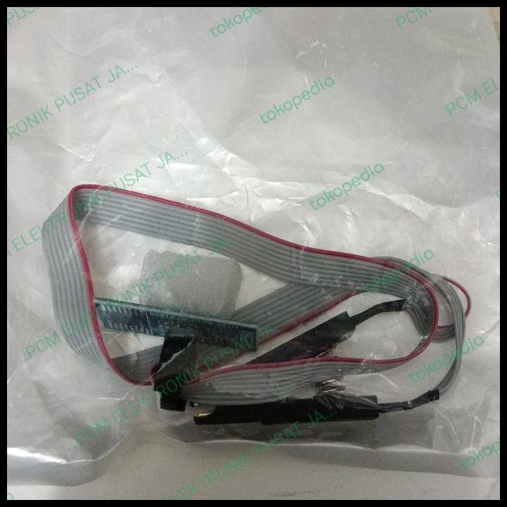 DISKON 1492 CAPIT IC SMD TEST CLIP UNTUK PROGRAM IC EEPROM EPROM STB RECEIVER 