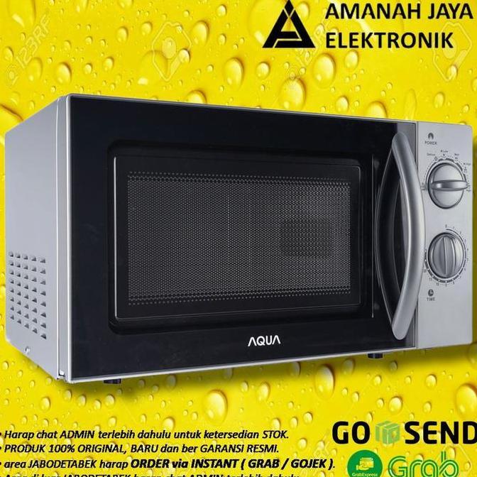 Murah Aqua Sanyo Aem-S1112S Microwave 17 Liter Low Watt 400 Watt | Aems1112S
