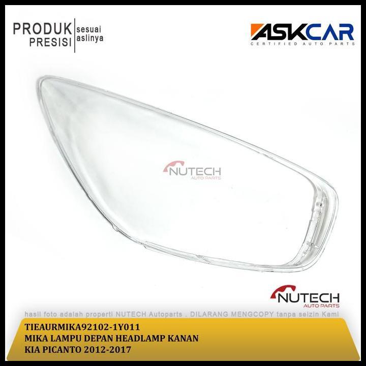 DISKON MIKA LAMPU DEPAN HEADLAMP HEAD LAMP KANAN KIA PICANTO 2012-2017 
