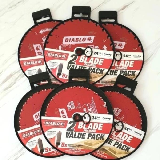 Sale Diablo Saw Blade 6 1/2 Inch Circular Saw Table Saw Mata Gergaji