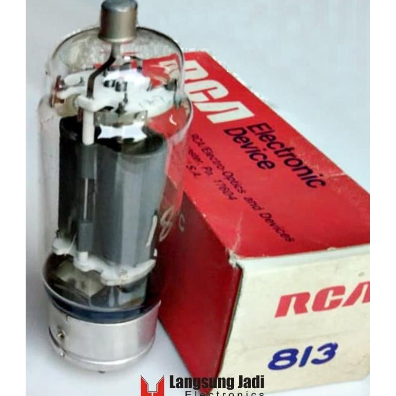 Sale New 813 Rca Usa Beam Power Tube Nos - Tabung Audio Radio Pemancar