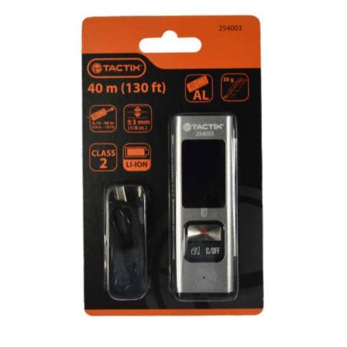 Sale Meteran Laser Digital Tactix 40 Mtr - Hitam