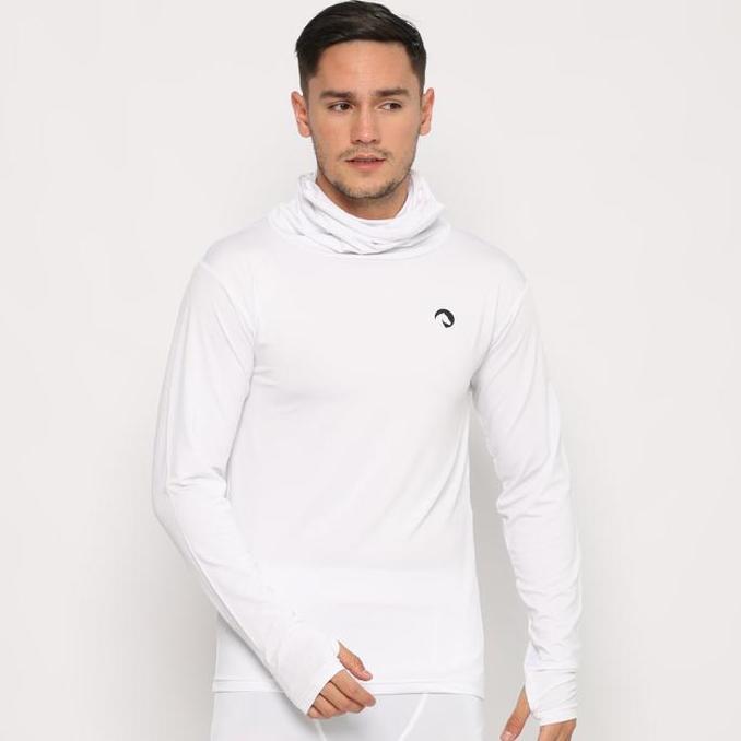 Baselayer Manset Waldos Ninja White Maskable Sports Olahraga