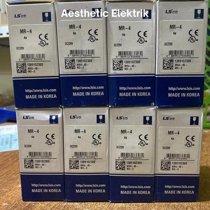 Kontaktor/Contactor Relay Ls Mr-4 4P Dc220V Original Terbatas