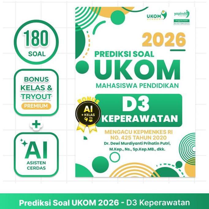 kliolangpara - ukom academy buku prediksi soal ukom d3 keperawatan 2026