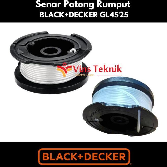 senar potong rumput gl4525 black+decker gl 4525