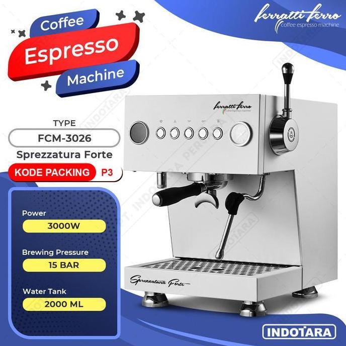Ferratti Ferro Espresso Machine FCM-3026