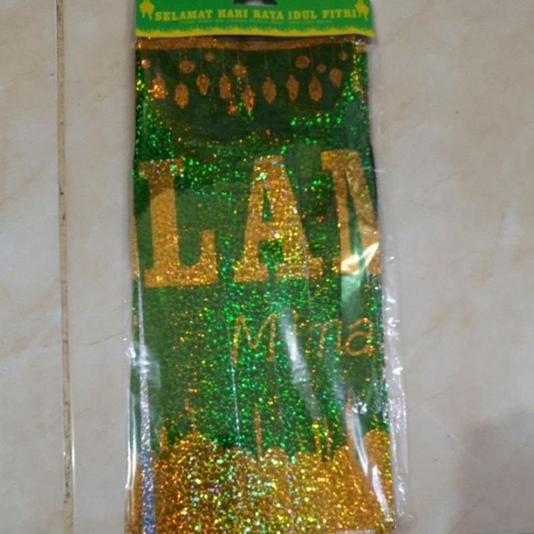 Cuci Gudang  Garland Idul Fitri / Hiasan Lebaran/Garland Selamat Idul Fitri