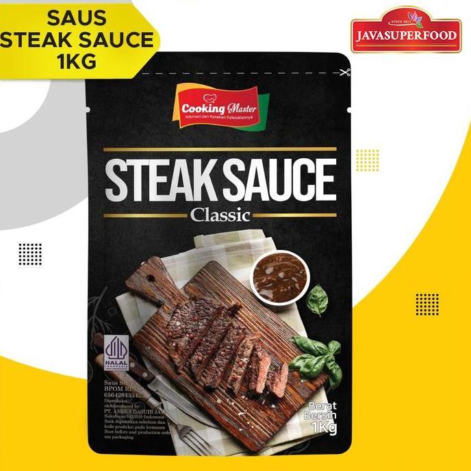 Cooking Master/ Steak Sauce/ Saus Steak/ Sauce Steak Halal 1 KG
