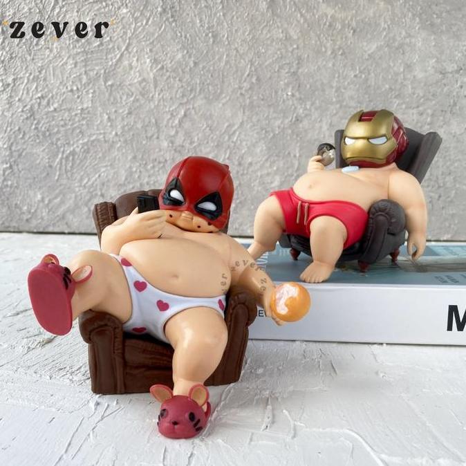 [Zever] Fat Iron Man - Marvel Universe | Action Figure Iron Man | Vinyl El Figurine | Limited Collec