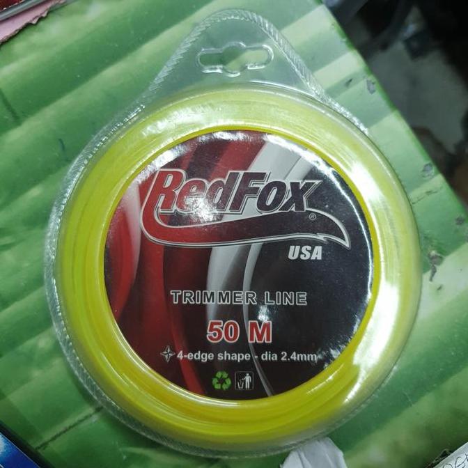 senar mesin potong rumput redfox / trimmer line kotak