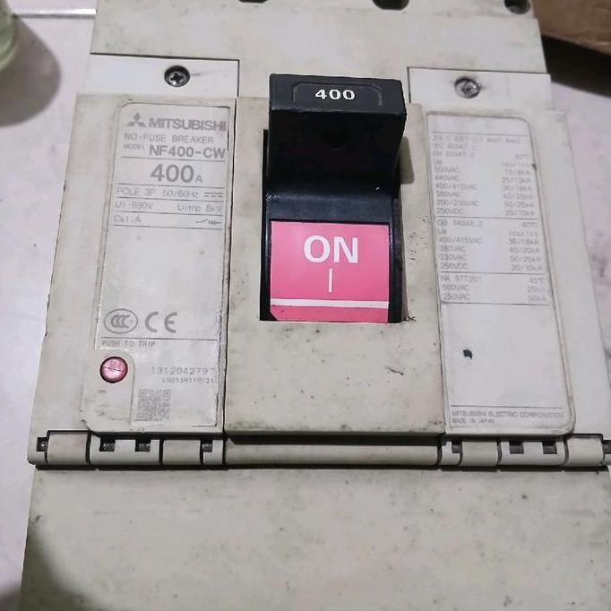 Mccb Mitsubishi Nf400-Cw 3Pole 400Amper Restock