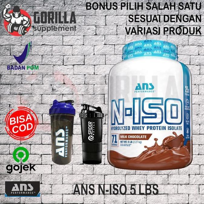 ANS N - ISO 5LBS HYDROLYZED PROTEIN ISOLATE N ISO NISO ORIGINAL DAN TERPERCAYA