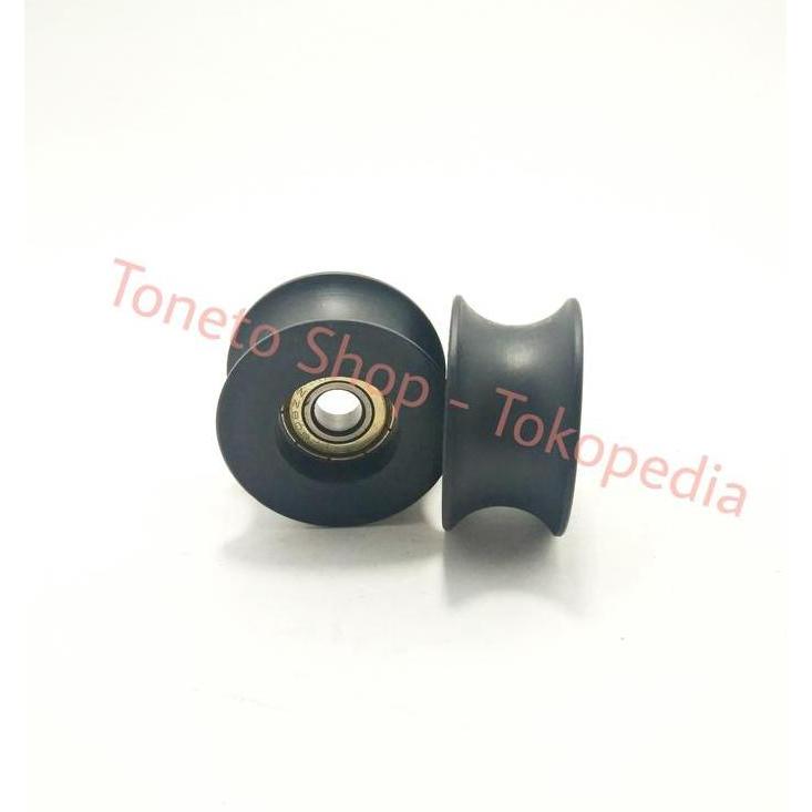 U Groove Pulley Roller Bearing / Wheel Ball Bearing BU0840 ~ Z20 Shaft