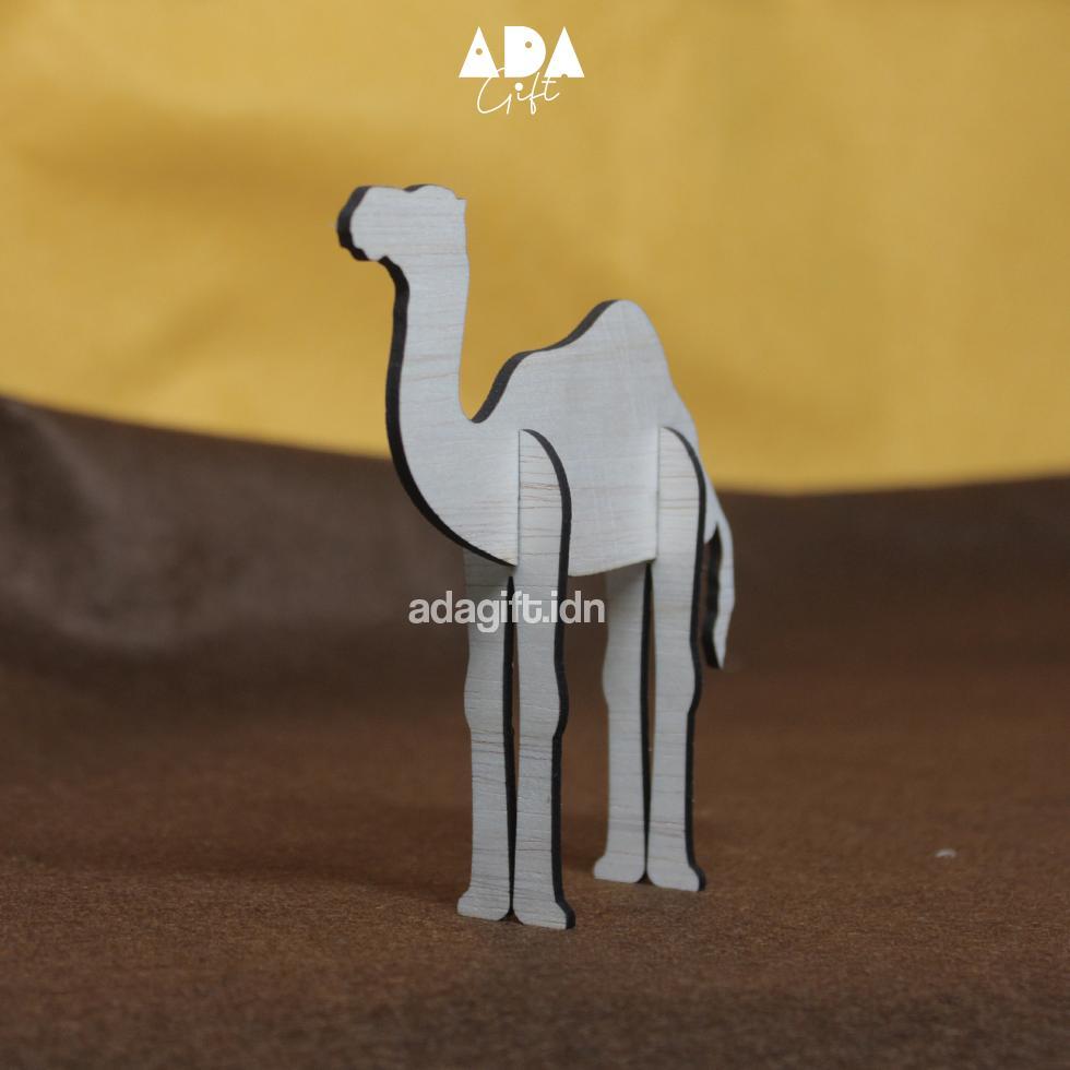 Harga Miring Unta Kayu Dekorasi Meja | Hiasan Idul Adha | Properti Foto Unta | Ramadhan
