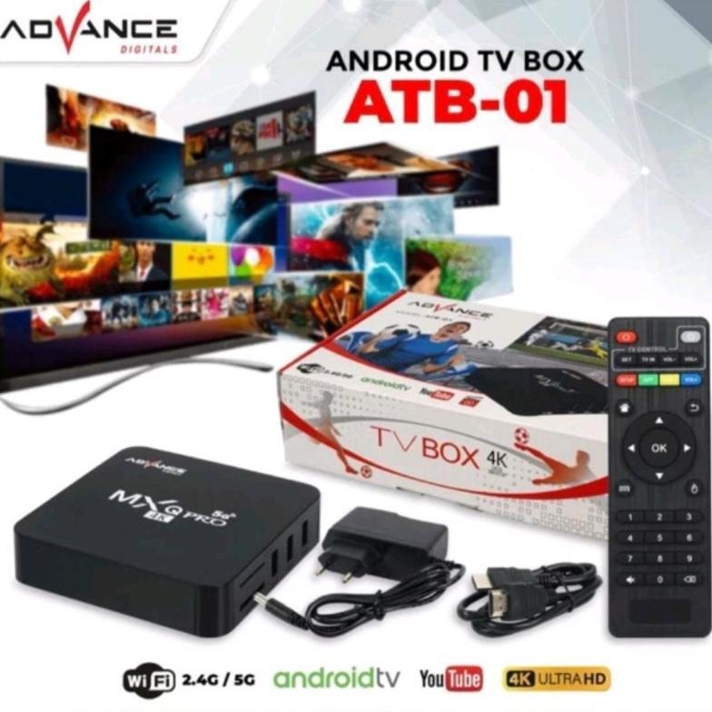 terbaru advance android tv box 4gb dan 32gb storage - advan atb-01 mxq pro 4k support wifi - ubah tv