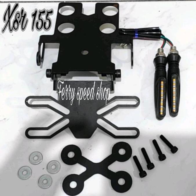 Promo Paketan sen led running plus tail tidy Xsr 155 Xsr155 / Sein led plus dudukan plat belakang  X