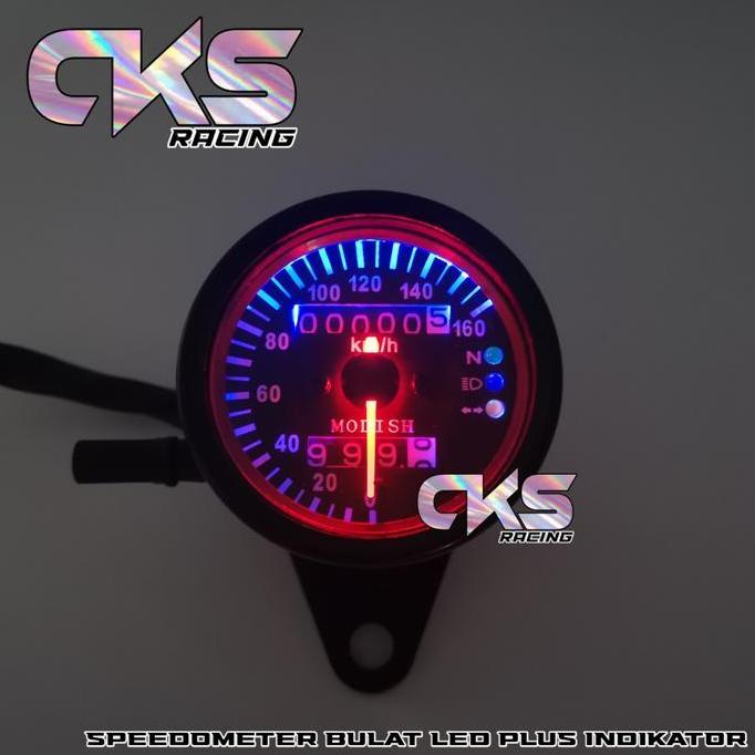 Promo Kilometer Speedometer Jarum Indikator Odometer Tripmeter Motor Custom Classic CB Japstyle C70 
