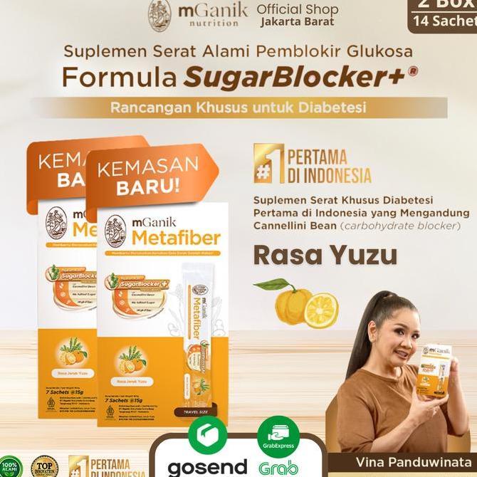 Eatstraight- Mganik Metafiber Yuzu 14 Sachet