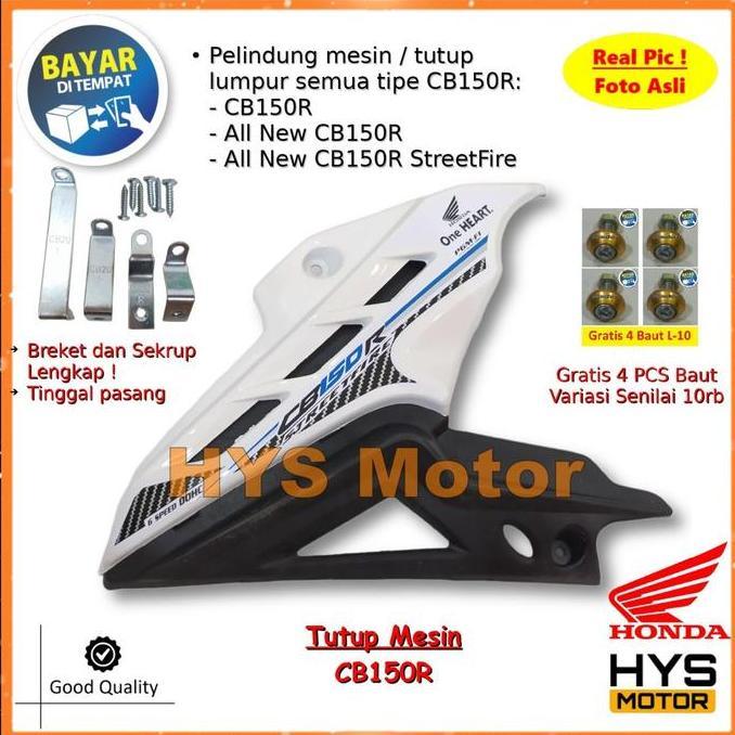 Promo Tutup Mesin Honda CB150R / All New CB150R / All New CB150R StreetFire - Cover Engine Lumpur Tr