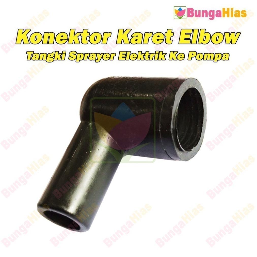 Promo Cod Konektor Karet Elbow Tangki Sprayer Elektrik Ke Dinamo Pompa Ss-510 ><