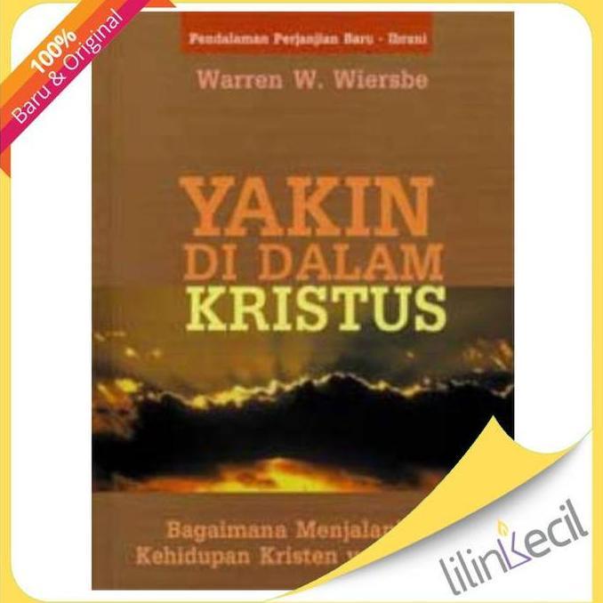 Buku Yakin Di Dalam Kristus (Warren W. Wiersbe)