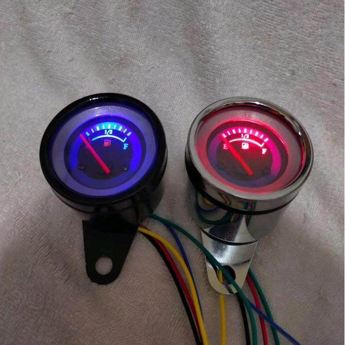 Promo ampere bensin jarum amper bensin jarum motor mobil Car Kabel Crom Lampu Motorcycle Diskon
