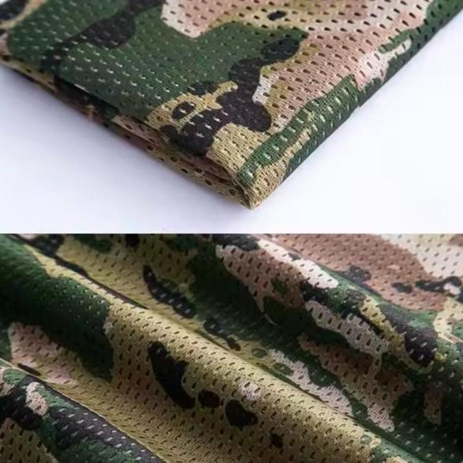 Shiyo- Syal Jaring Breathable Shemagh 150Cm X 45Cm Face Neck Protection Outdoor Camo Scarf