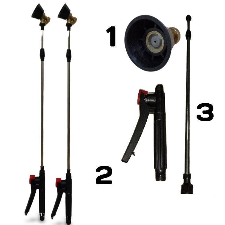 Bisa Cod 1Set Paket Lengkap Stik Sprayer Handel Stik Sprayer Elektrik +Nozzle Sprayer Selang +Stop K