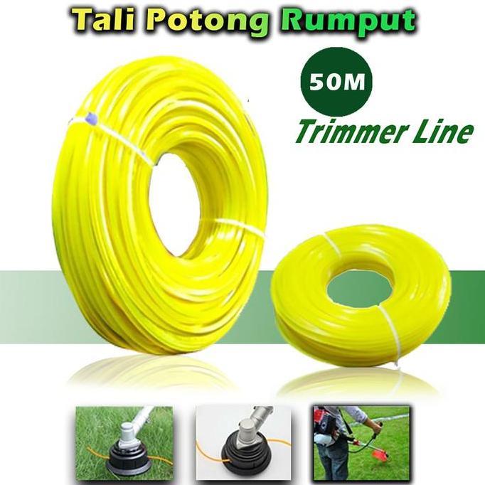 panjang 50 m senar potong rumput senar mesin potong rumput tali senar nylon pemotong rumput - pisau 