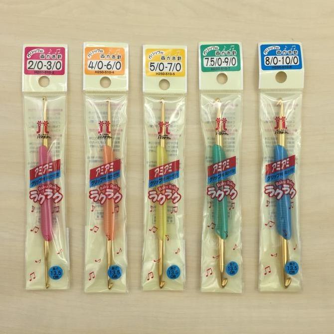 Oritatami- Crochet Hook Alat Rajut Hakpen Raku - Raku Hamanaka Jepang