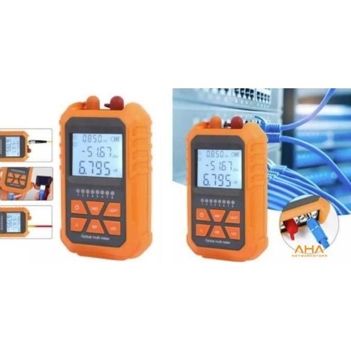 TERBARU - OPM Orange OPM 3in1 Tester FO LAN OPM Mini 3in1 - VFL OPM LAN