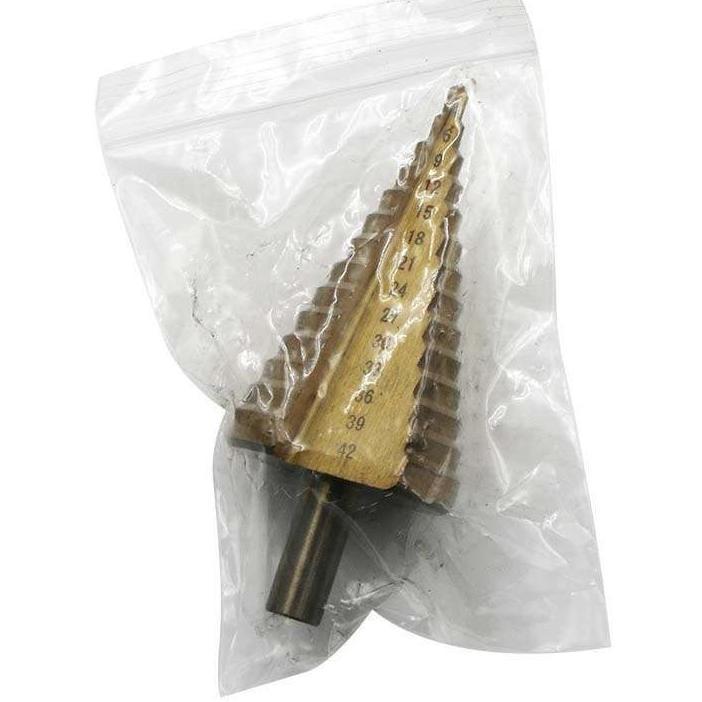 Mata Bor Pagoda 4-42Mm / Titanium Hss Drill Besi Kerucut Cone Hole Saw