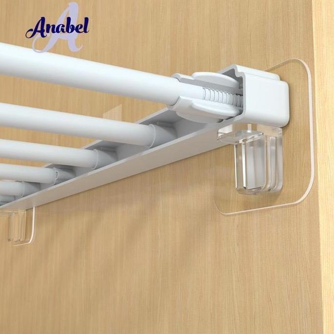 Ambalan Sekat Laci / Perekat Dinding Penopang Rak Lemari Holder Kayu Allshop